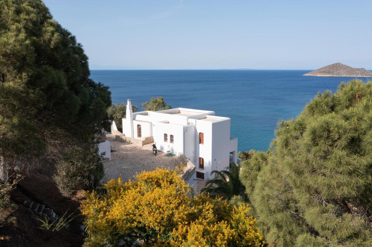 Ivi Beach Front Villa, Leros Vromolithos Buitenkant foto