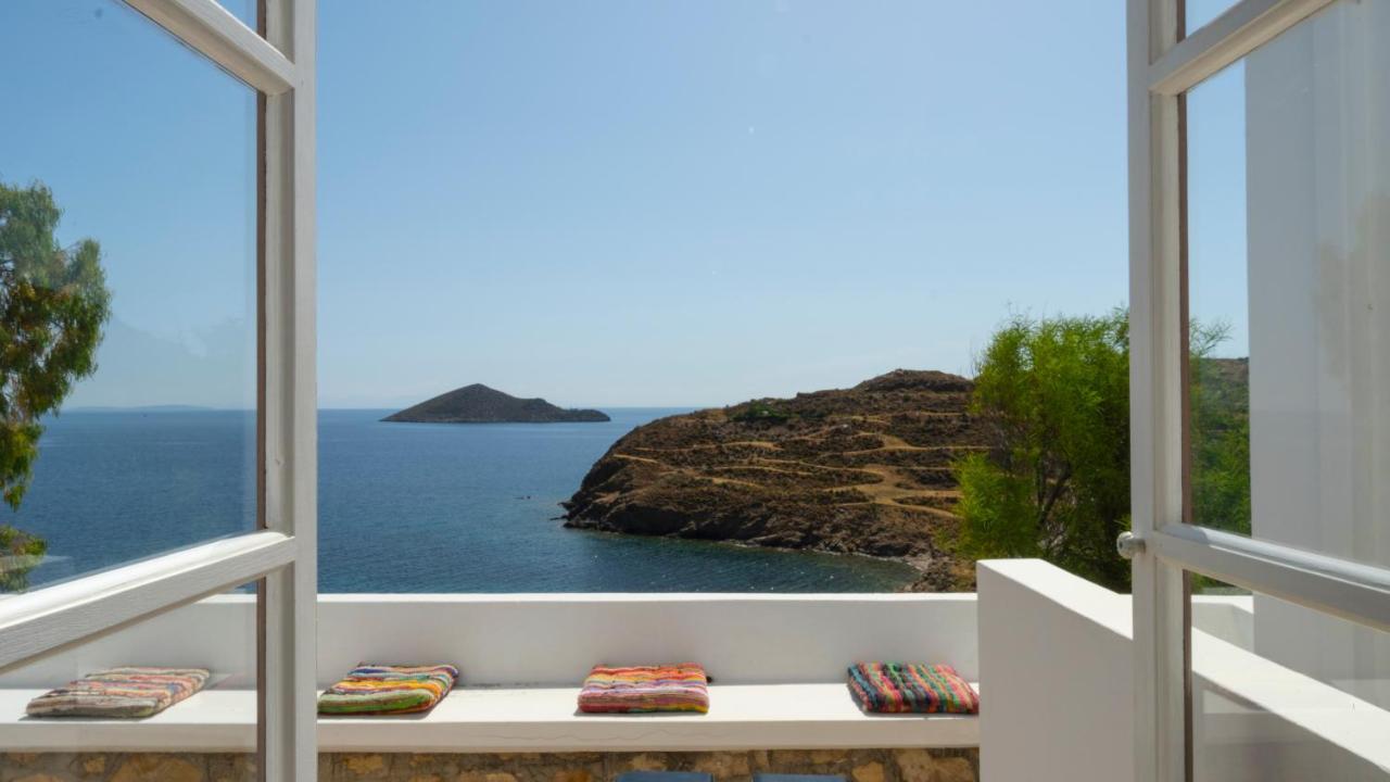Ivi Beach Front Villa, Leros Vromolithos Buitenkant foto
